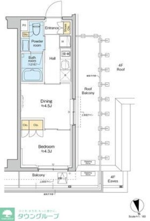 RESIDENCE KOENJIの物件間取画像